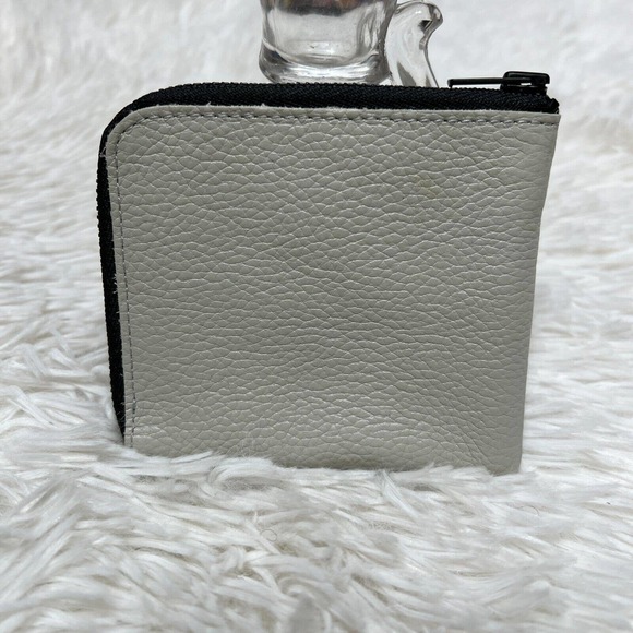 AMPERSAND AS APOSTROPHE HALF-ZIP WALLET STONE GRAY - Picture 2 of 4